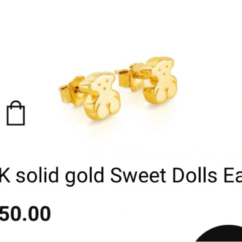 18K Gold Sweet Dolls Earrings - Picture 4 of 13
